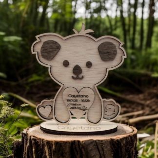 Natalicio de madera niño o niña