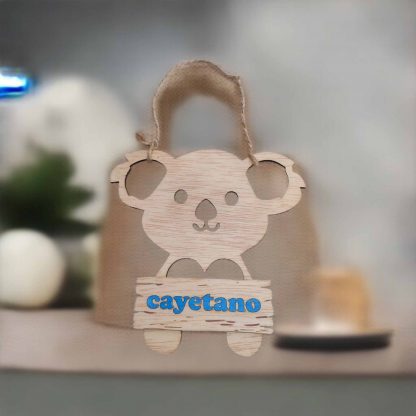Natalicio de madera niño o niña - Imagen 3