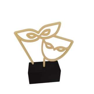 Trofeo Máscaras Carnaval Lineas