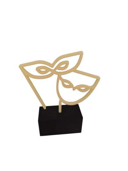 Trofeo Máscaras Carnaval Lineas