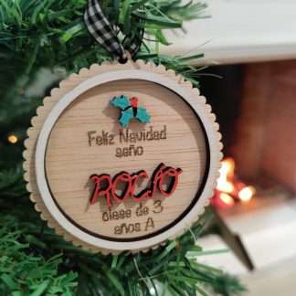 Adorno navideño profe