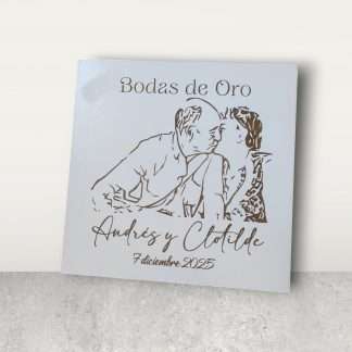 Cuadro Bodas de Oro
