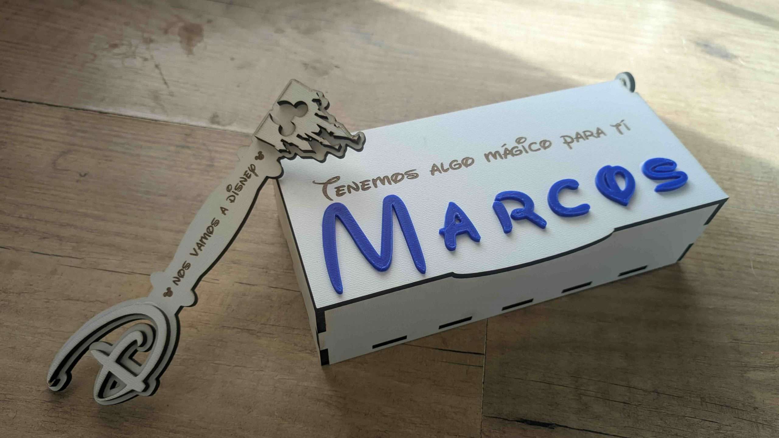 Llave Disney en Caja