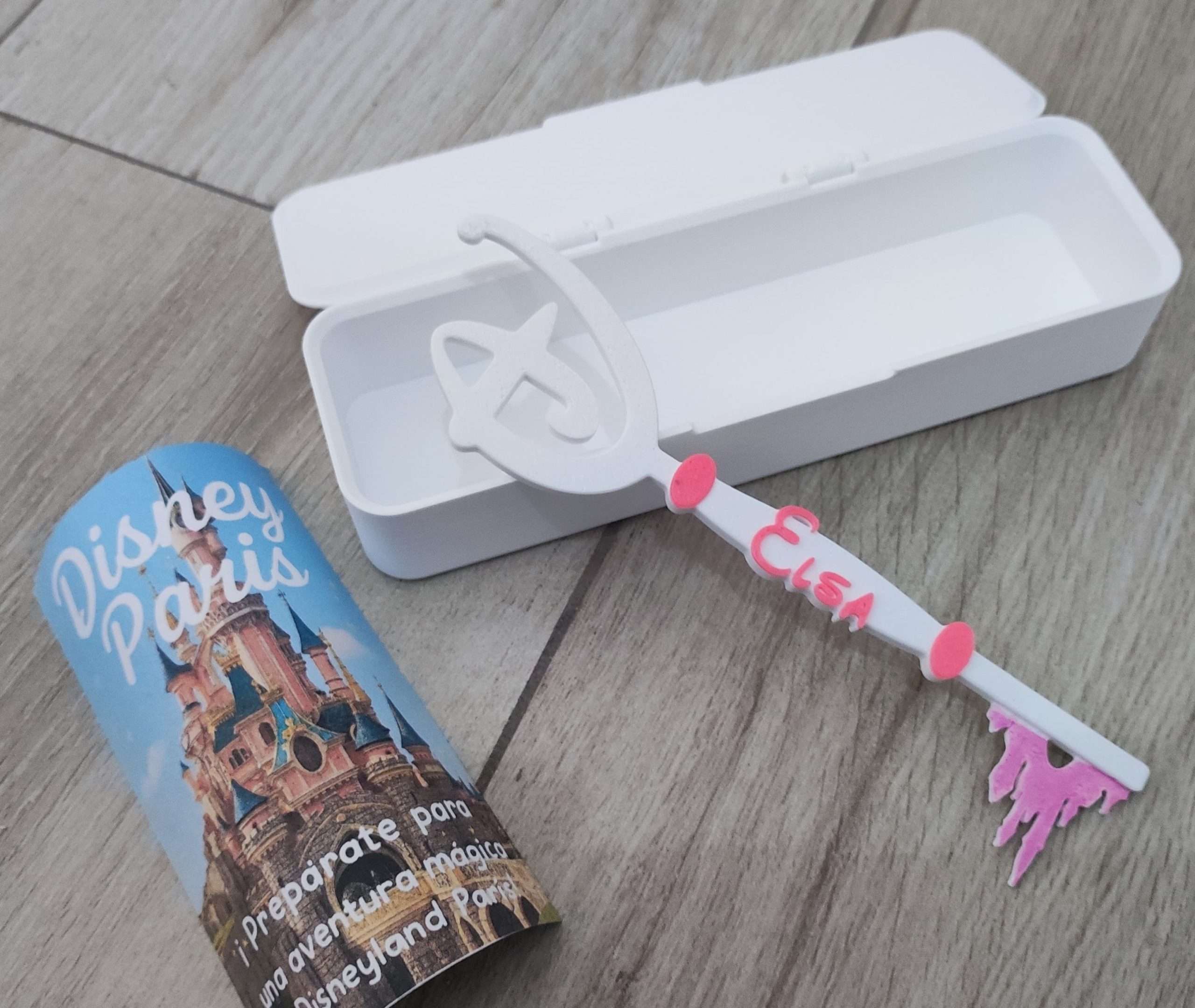 Llave mágica personalizada Disney Paris (impresa en 3D)